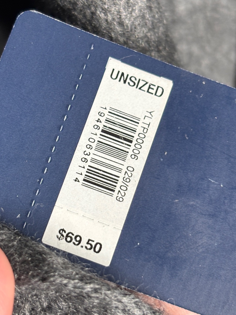 Lucky Brand | Gray Fringe Scarf Wrap Oversized Soft Cozy Winter | One Size - Picture 6 of 6